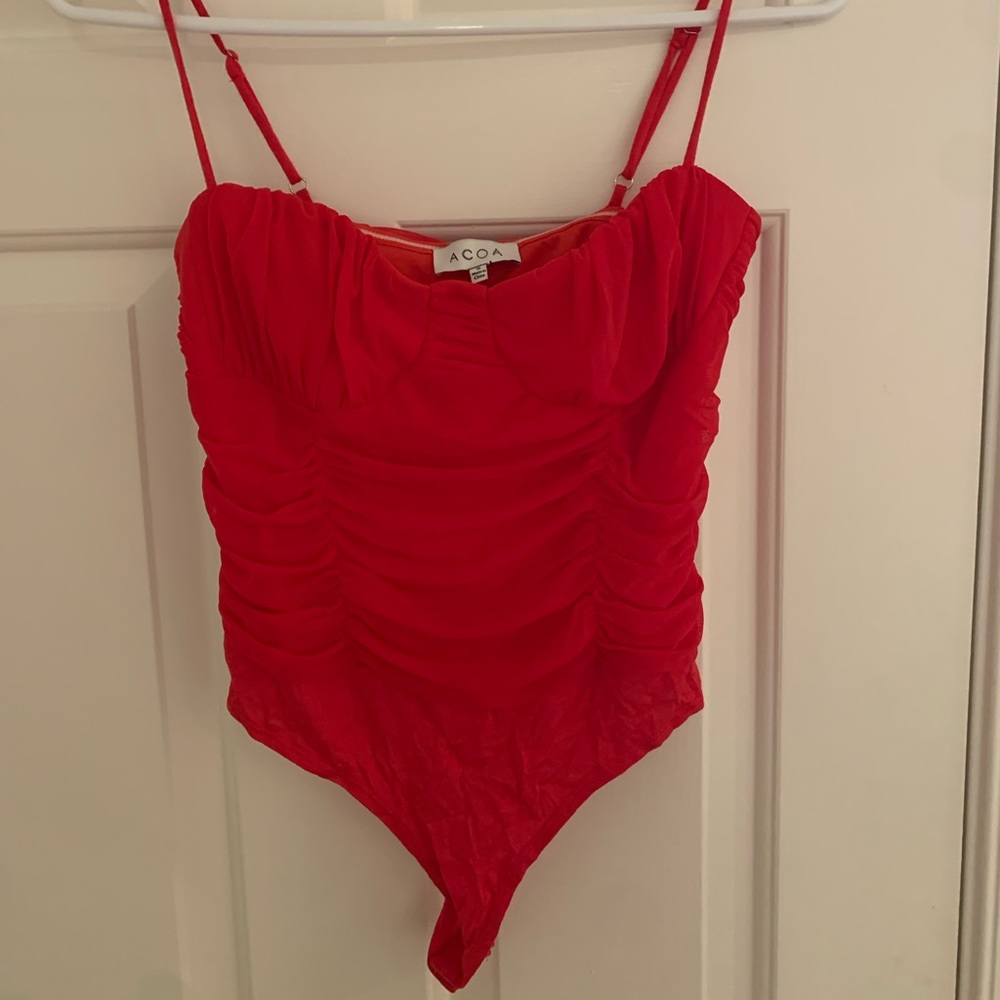 Acoa Red Bodysuit